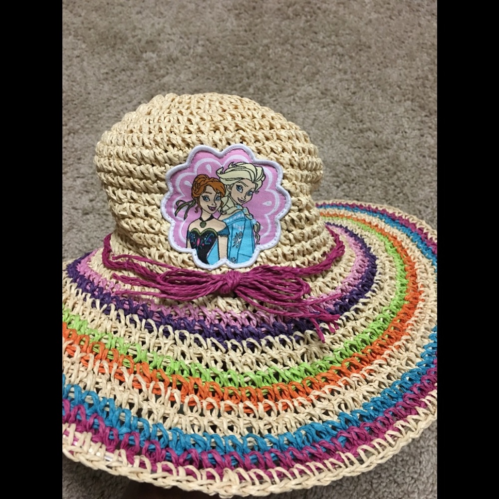 Disney Frozen Elsa and Anna Straw Hat